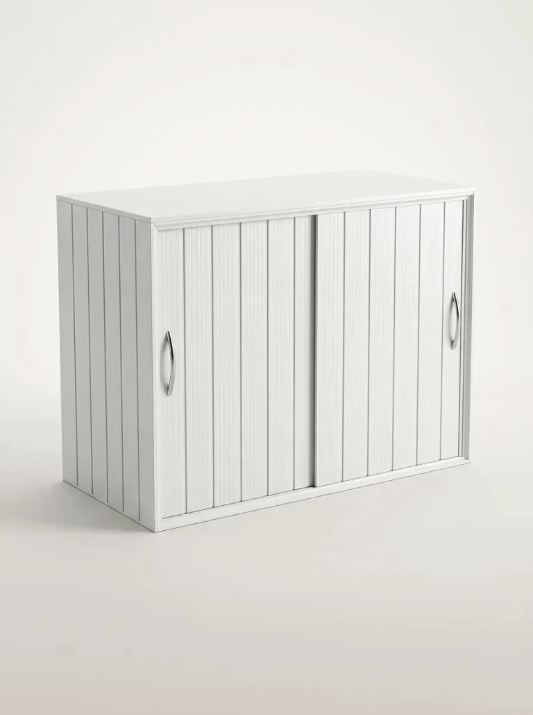 Módulo de armário de PVC branco