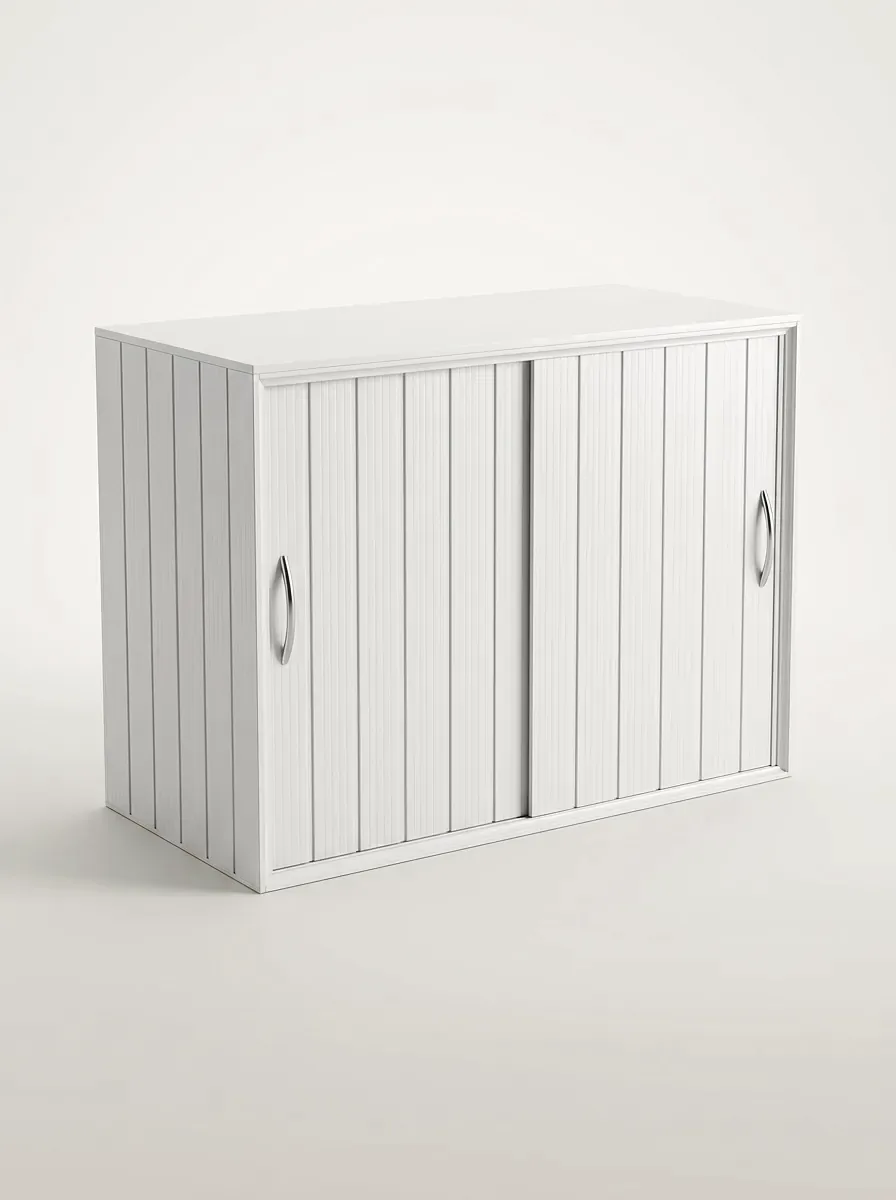 Módulo de armário de PVC branco
